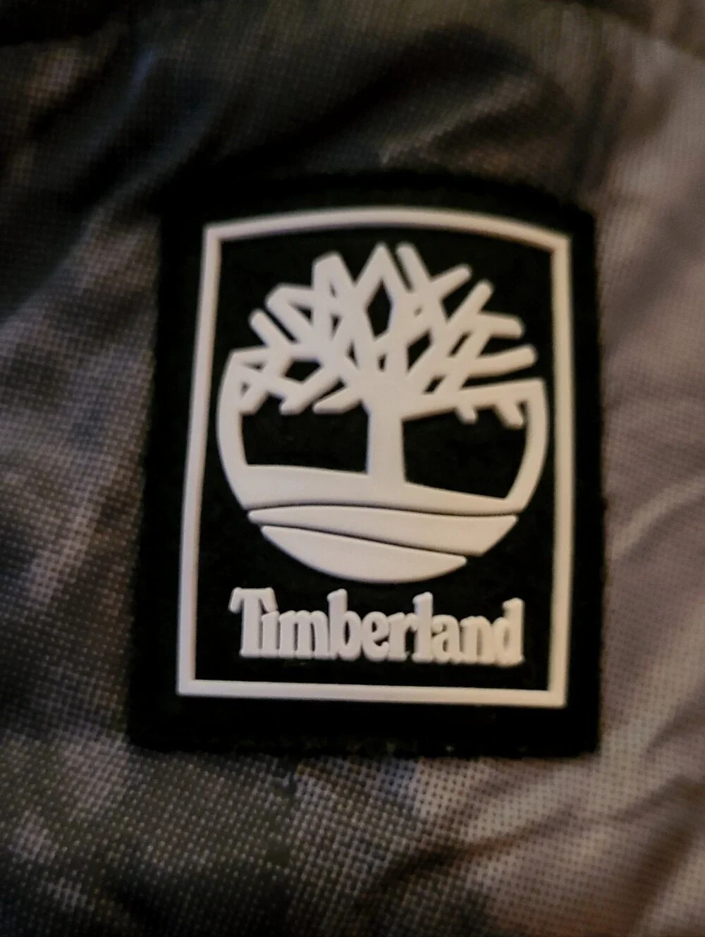 Timberland Boys Black / Gray Kids Puffer Jacket with Hood Sz S / 8